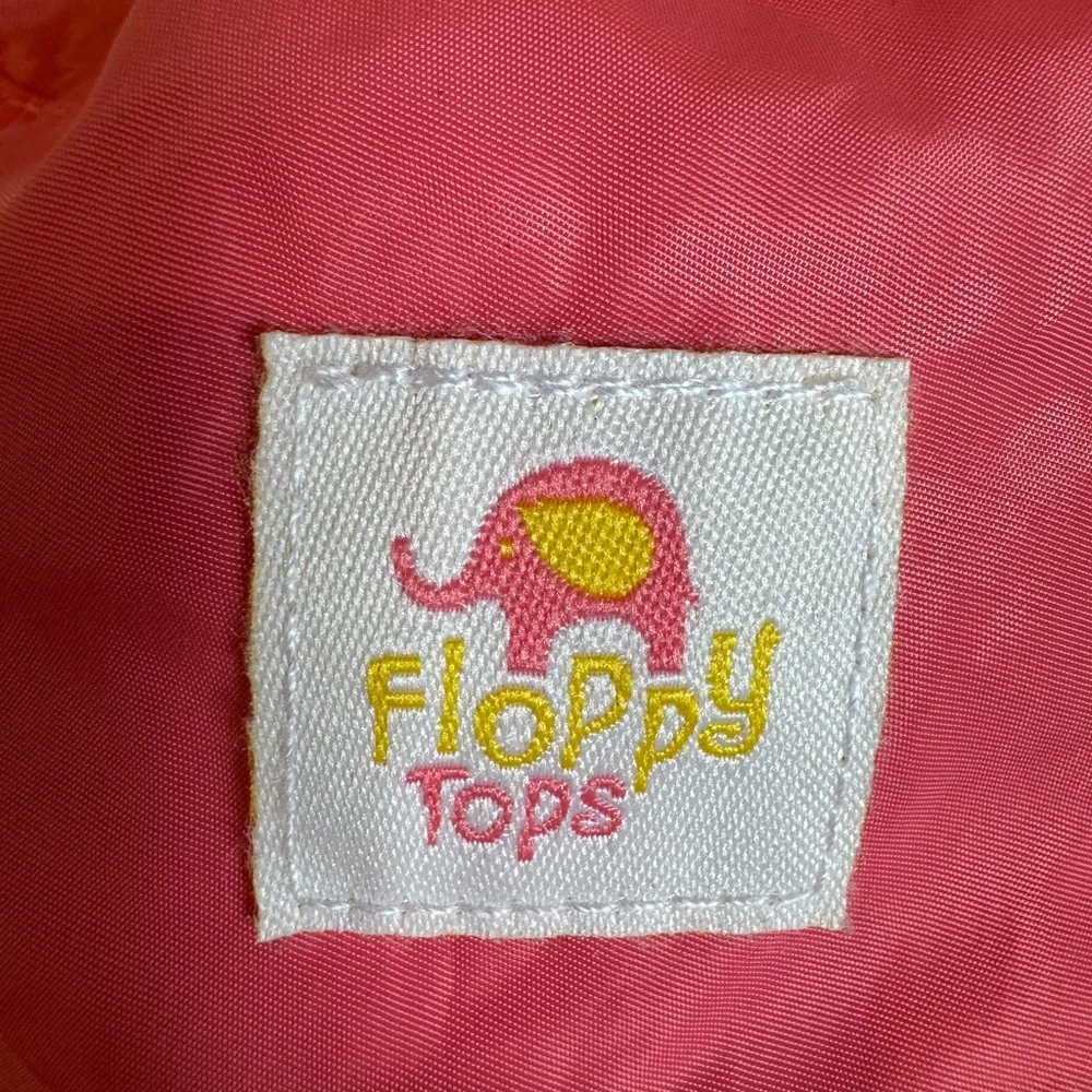 Floppy Tops Kids Beach Bucket Hat flamingo coral‎ girls